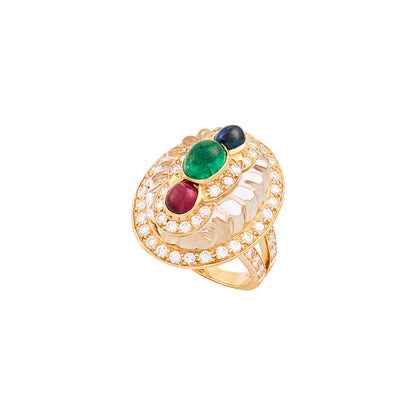 Boucheron Multi-Gem Ring