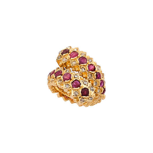 Ilias Lalaounis Ruby Snake Ring