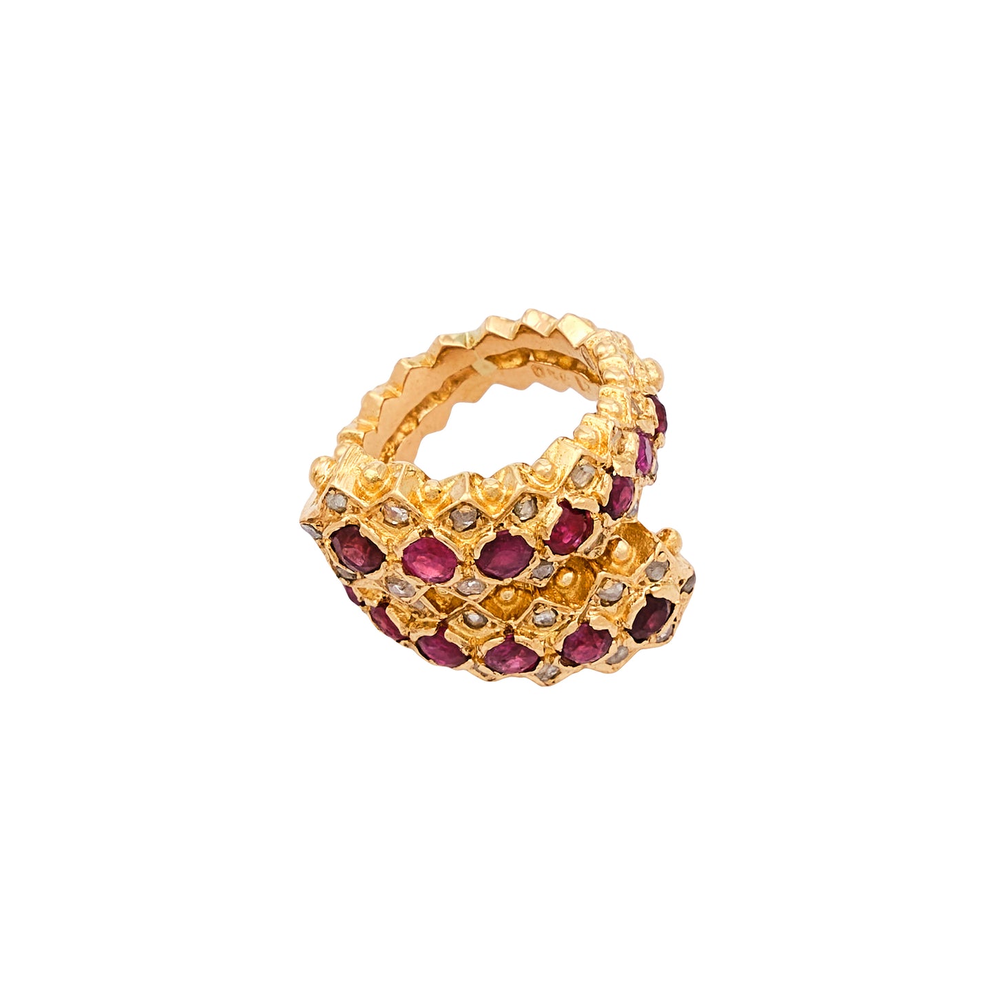 Ilias Lalaounis Ruby Snake Ring