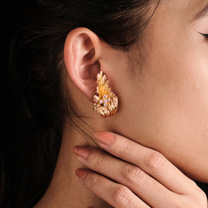 Chaumet Leaf Earrings