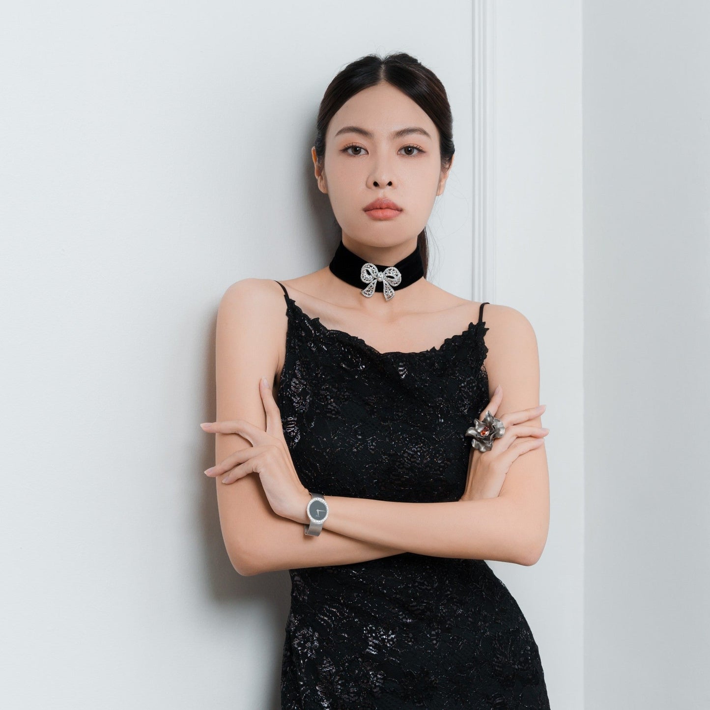 Margherita Burgener Spessartite Titanium Ring