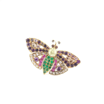 Antique Victorian Butterfly Brooch