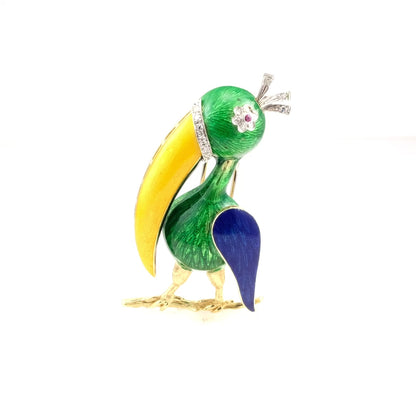 Corletto Bird Brooch