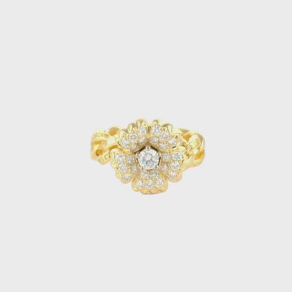 Versace Flower Ring