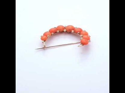Vintage Coral Crescent