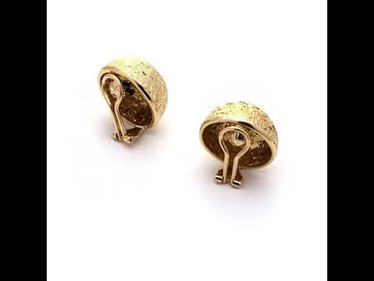 Garrard Basket Weave Design Earrings