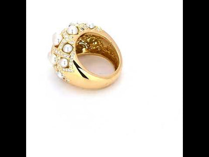 Chanel ‘Matelassé’ Baroque Ring