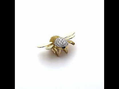 Charles Turi Diamond Bee Pendant