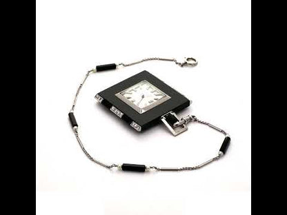 IWC Pendant Watch in Onyx and 14K White Gold