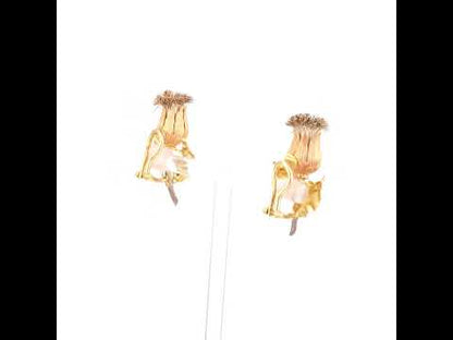 Buccellati Flower Brooch and Earrings