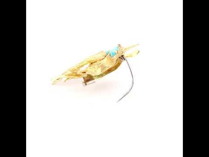 Vintage Hummingbird Brooch