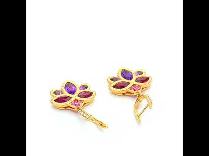 Alexandra Rosier "Indian Flower" Earrings