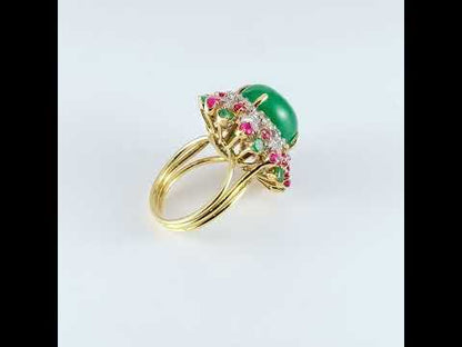 Vintage Multigem Ring
