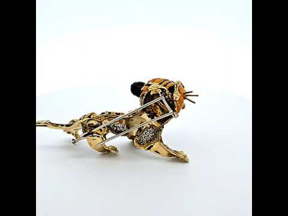 Meister Tiger Brooch