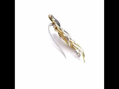 Vintage Bird of Paradise Brooch