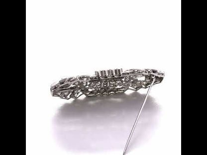 Art Deco Diamond Brooch