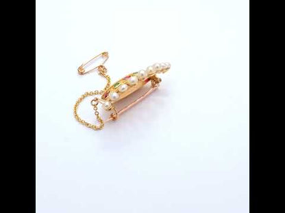 Vintage French Coronet Brooch