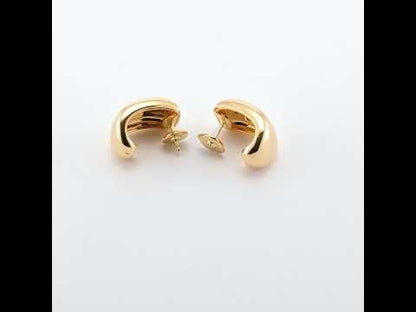 Italian Vintage Gold Earrings