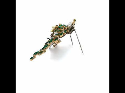 Retzignac Gripoix Bird Brooch