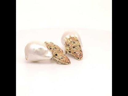 Andre Marcha Pearl Earrings