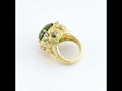 Soret Green Tourmaline Ring