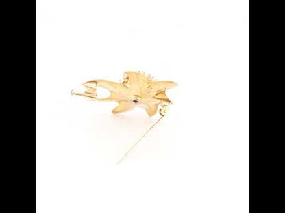 Vintage Starfish Brooch