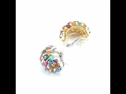 De Grisogono Multicoloured Gem Earrings
