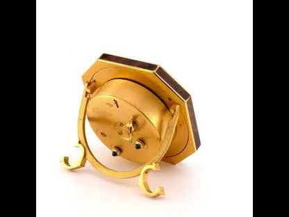 Cartier Mechanical Alarm Travel Clock