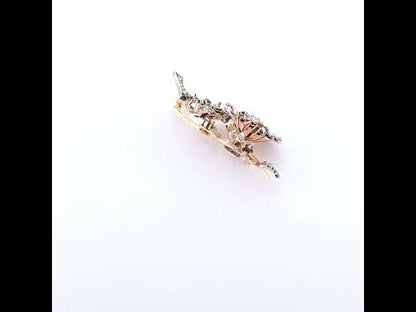 French Antique Flower Brooch