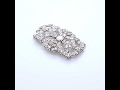 Art Deco Diamond Brooch