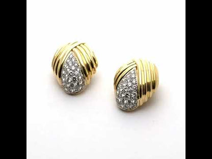 Charles Turi Diamond Earclips