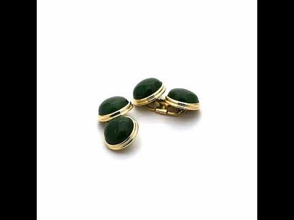 Vintage Jade Cufflinks
