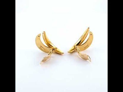 Lalaounis Banana Earrings
