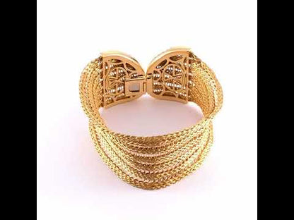 Gübelin Gold and Diamond Bracelet