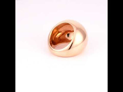 Vintage Earrings and Dome Ring