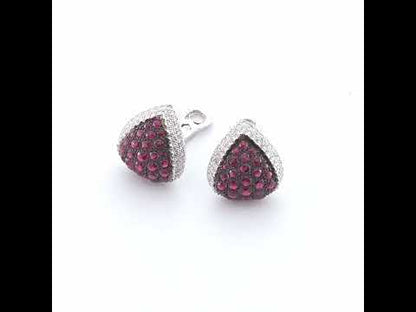 Mouawad "Rosette" Ruby Earrings