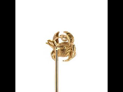 Antique Crab Stick Pin