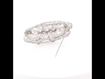 Art Déco Diamond Brooch