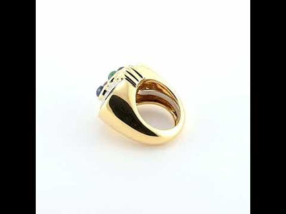 David Webb Multi Colour Gemstone Ring