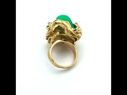 William Fisher Chrysoprase Ring