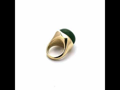 Tiffany & Co Elsa Peretti Jade 'Cabochon' Ring