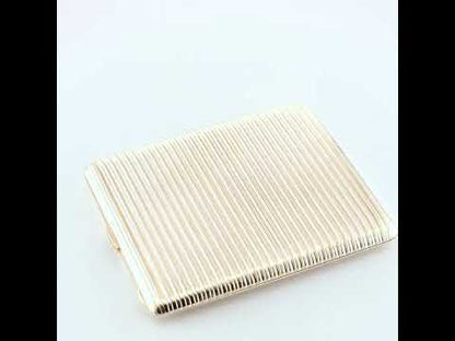 Cartier Silver and Yellow Gold Cigarette Case