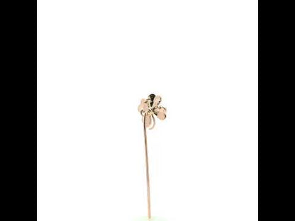 Antique Enamel Flower Stick Pin