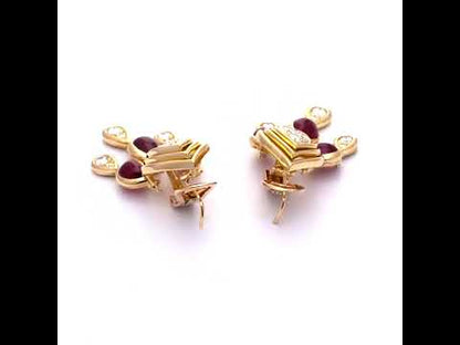 Andre Vassort Ruby Earrings