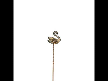 Antique Swan Stick Pin