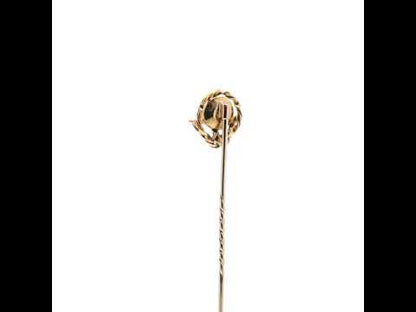 Antique Rhodolite Stick Pin