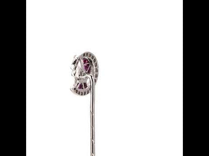 Antique Jockey Head Stick Pin