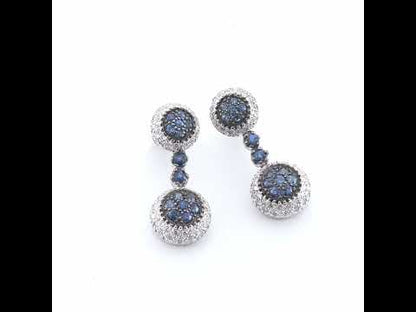 Mouawad "Rosette" Sapphire Earrings