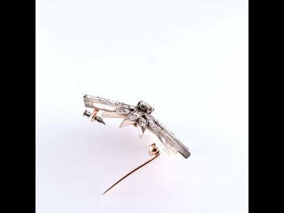 Antique Starburst Brooch