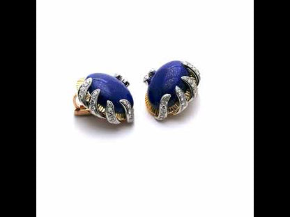 Andre Vassort Lapis Lazuli Earrings